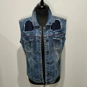 Lola Jeans |  Jean & Lace Vest